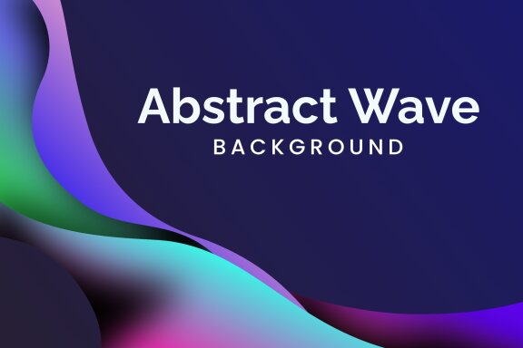 Colorful Gradient Background Wave