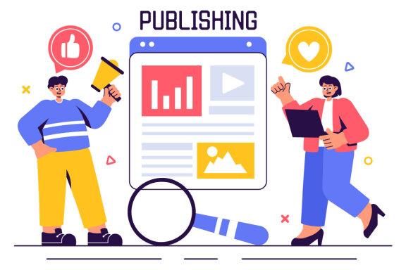 11 Digital Media Publishing Illustration