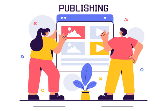 11 Digital Media Publishing Illustration