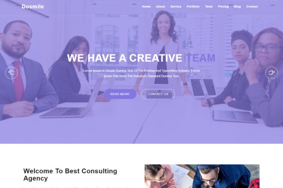 Dosmile Consulting & Business HTML5 Template
