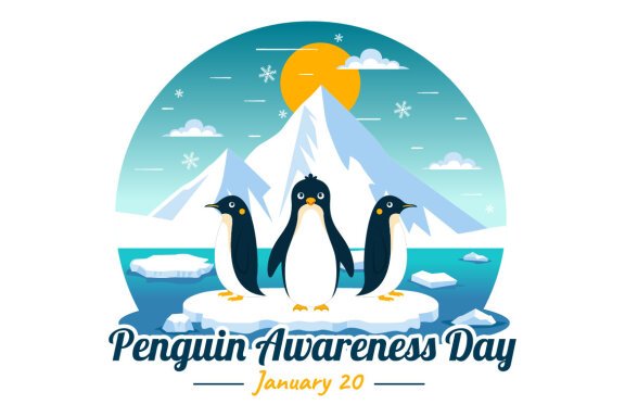 10 Penguin Awareness Day Illustration