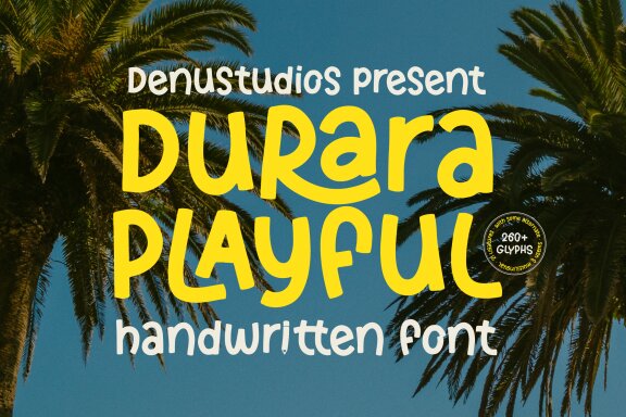 Durara Playful | Handwritten Font