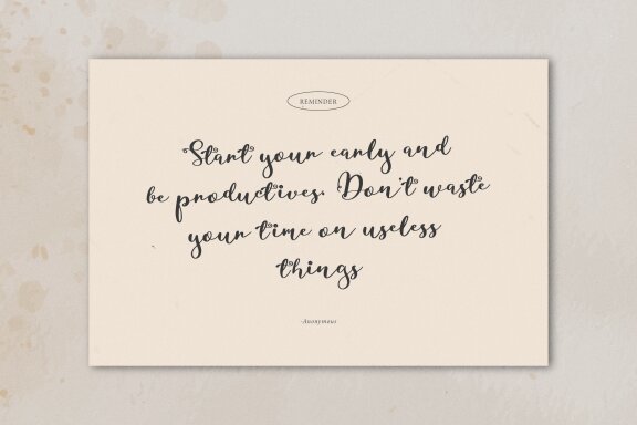 Siollars | Handwritten Script Font