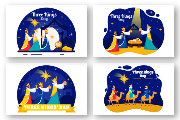 11 Three Kings Day Illustration