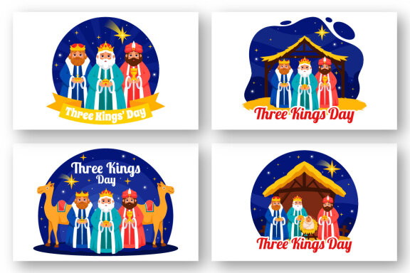 11 Three Kings Day Illustration
