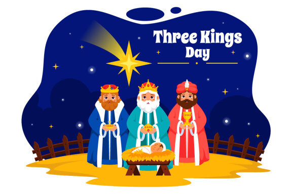11 Three Kings Day Illustration