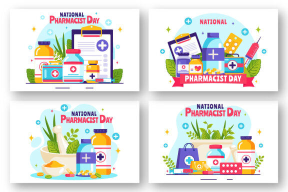 10 World Pharmacists Day Illustration