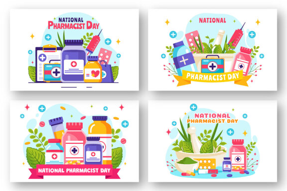10 World Pharmacists Day Illustration