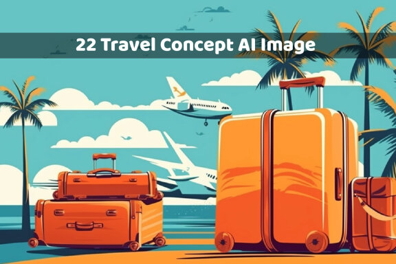  Travel Concept Illustration AI Image