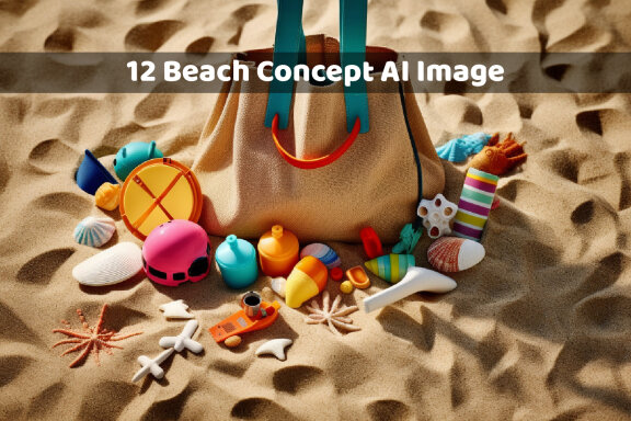  Beach Concept AI Image
