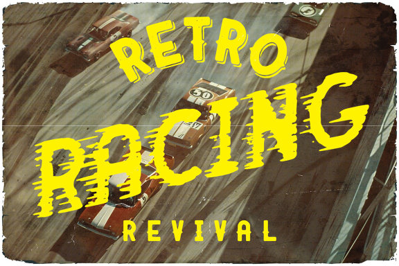 Piston Lover Retro Racing Font