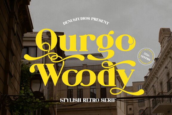 Qurgo Woody | Stylish Retro Serif