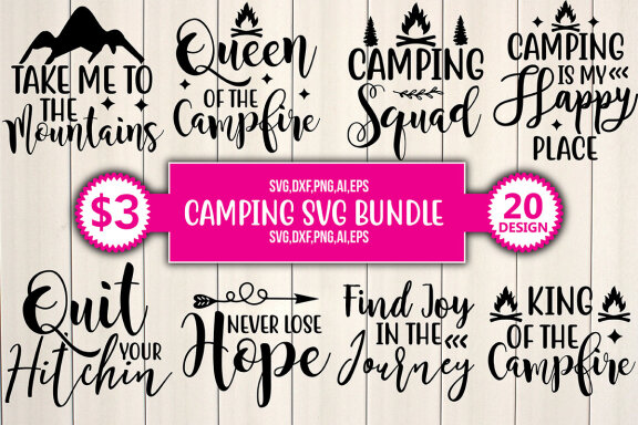 Camping SVG Bundle