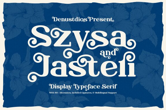 Szysa Jasteri | Display Typeface Serif
