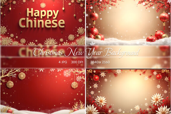 Christmas New Year Background