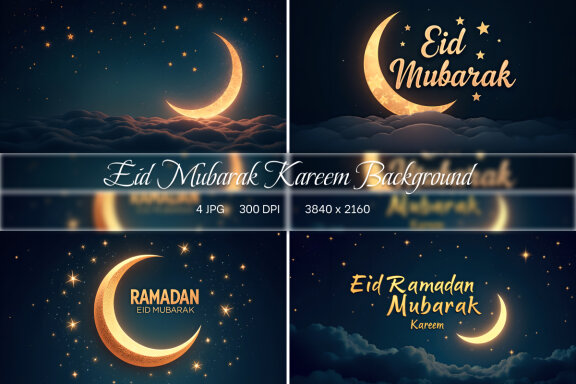 Ramadan Eid Mubarak Kareem Background
