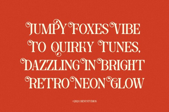 Blind Hojil | Display Serif Font