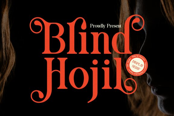 Blind Hojil | Display Serif Font