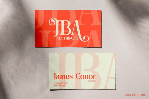 Blind Hojil | Display Serif Font