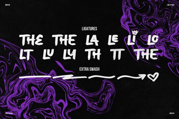 Link Cypher | All Caps Marker Font
