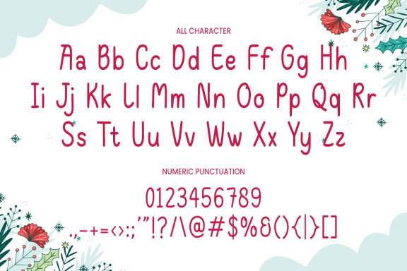 DT Wishes Holiday Font - Christmas Font
