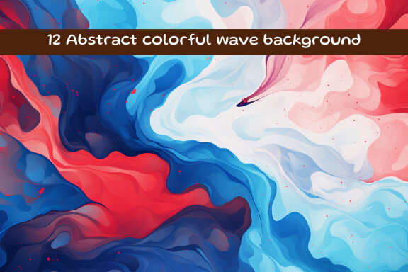 Vibrant Acrylic Abstract Background