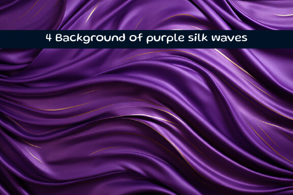 A purple silk with a purple background