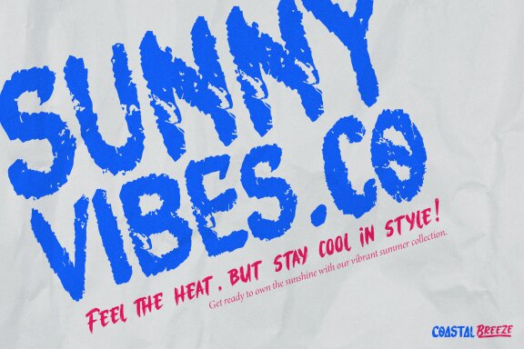 Coastal Threads | Brush Duo Font