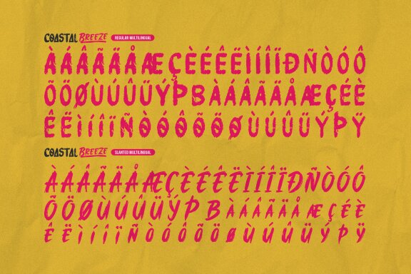 Coastal Threads | Brush Duo Font