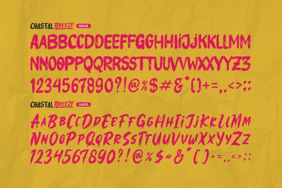 Coastal Threads | Brush Duo Font