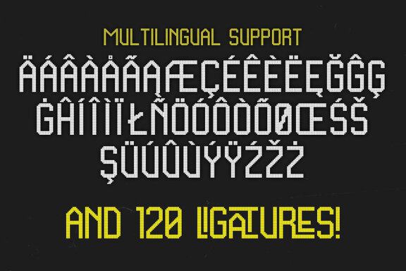 Scoreboard Ligature Font