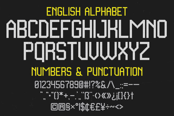 Scoreboard Ligature Font