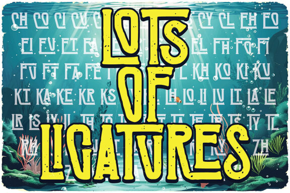 Underwater Vintage Label Font