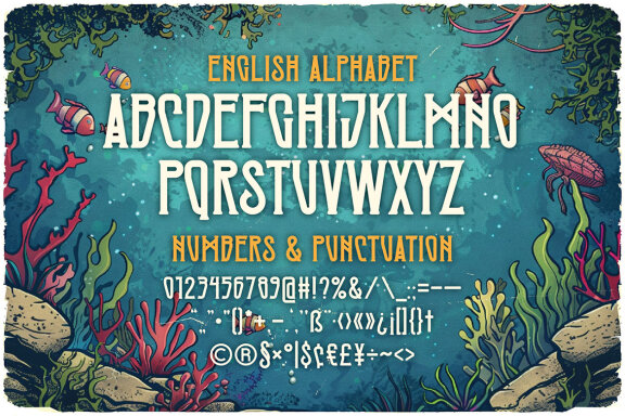 Underwater Vintage Label Font
