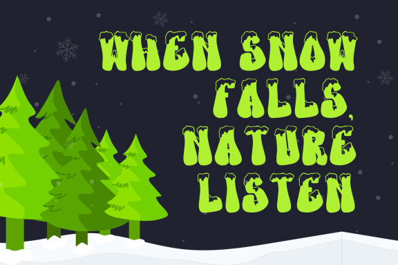 Komulap Christmas Display Font