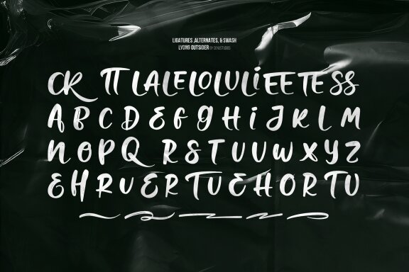 Lyong Outsider | Hand Drawn Brush Font