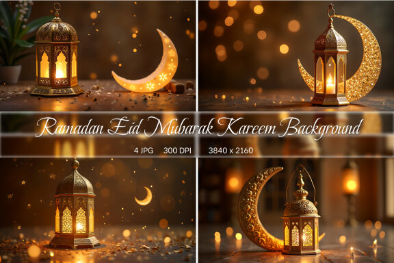 Ramadan Eid Mubarak Kareem Background