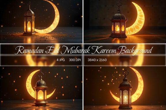 Ramadan Eid Mubarak Kareem Background