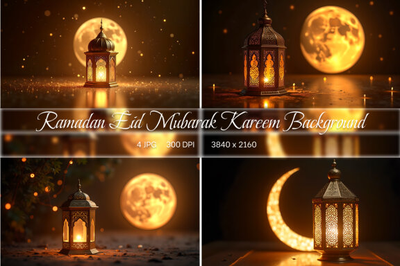 Ramadan Eid Mubarak Kareem Background