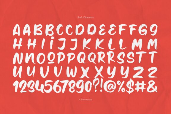 Nouble Orenji | Solid Hand Drawn Font