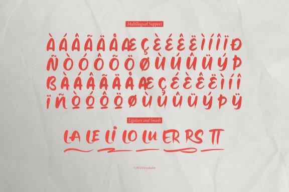 Nouble Orenji | Solid Hand Drawn Font