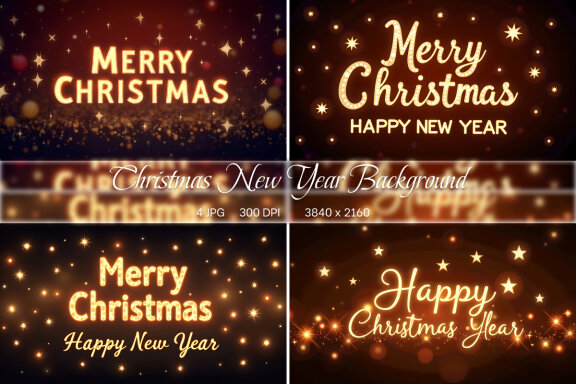 Christmas New Year Background