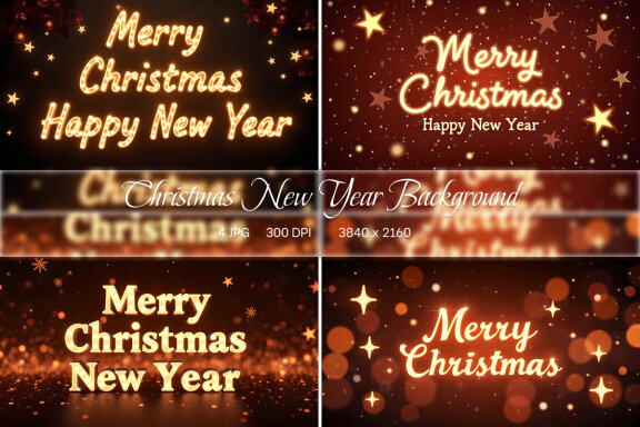 Christmas New Year Background