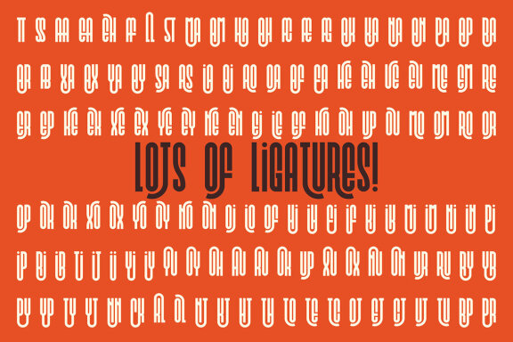 Comunicado Ligature Label Font