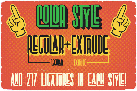 Cool Age Ligature Label Font