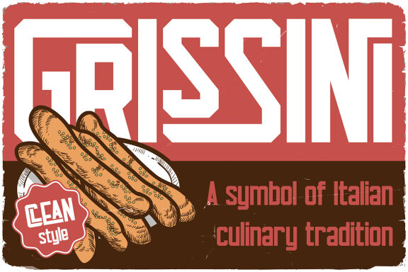 Grissini Ligature Label Font