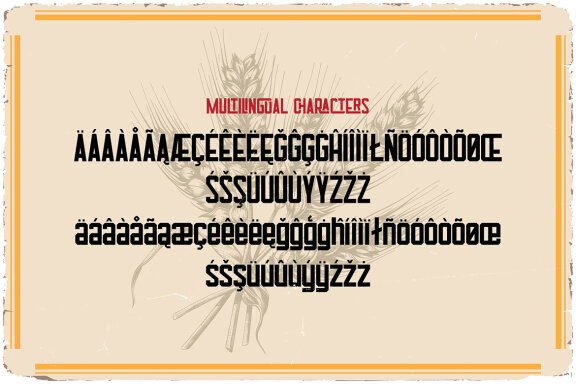 Grissini Ligature Label Font
