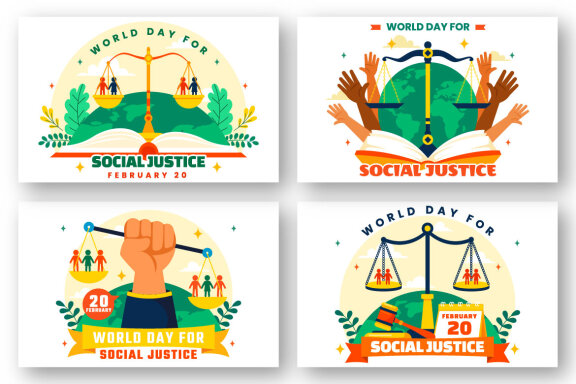 12 Day of Social Justice Illustration