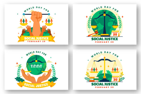 12 Day of Social Justice Illustration