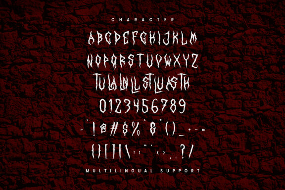 Helluthz Horror Display Font